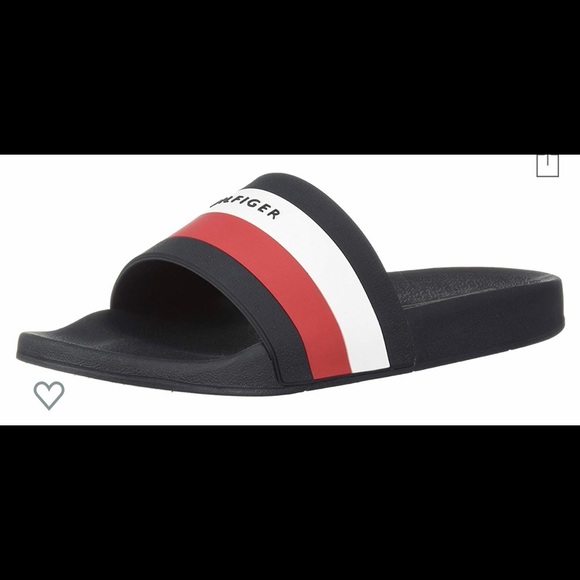 tommy hilfiger slide in shoes